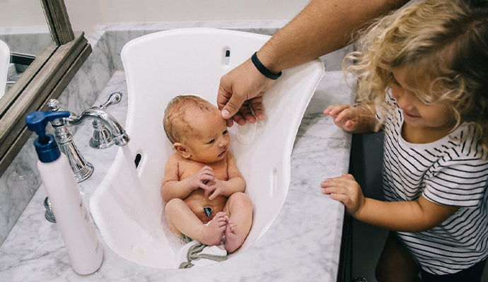 Safely Bathing Your New Baby