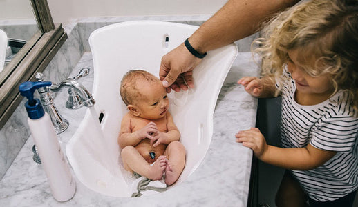 Safely Bathing Your New Baby
