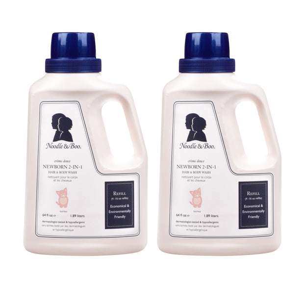 Newborn 2-in-1 Hair & Body Wash Bundle - 2 x 1/2 Gallon