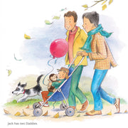 Pages of “What does a family look like?” Book.